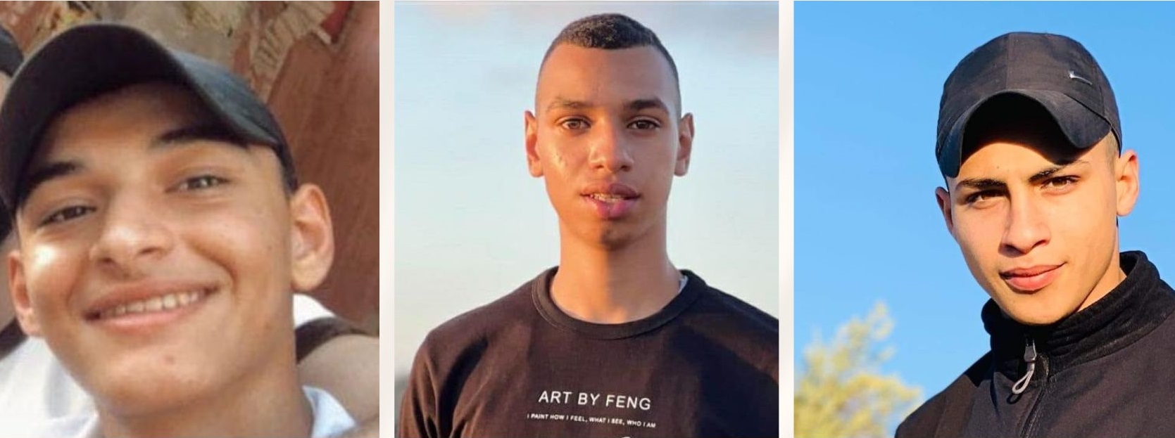 الشهداء: محمود الفايد ومحمد أبو قطنة ومحمد قدري صباح